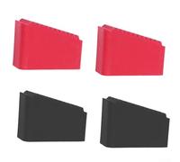 Lot de 4 housses de pieds d'escabeau en caoutchouc antidérapants pour échelles télescopiques et à onglet en aluminium, 55 x 38 x 25 mm, protection du sol