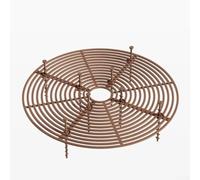Lot de 4 housses de protection en maille pour pots de fleurs offrant une protection du sol et un meilleur drainage pour des plantes saines (marron)
