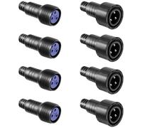 Lot de 4 housses de protection étanches à la poussière pour câbles d'alimentation, scéniques et étanches