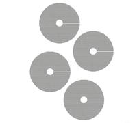 Lot de 4 housses de protection pour plantes - Réutilisables - Filet de terre pour creuser - Grille en maille de 40 cm pour pots de fleurs d'intérieur et d'extérieur - Gris