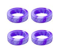 Lot de 4 housses de roue en silicone pour valises - Accessoires pour voyage et bureau, un