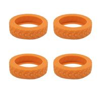 Lot de 4 housses de roue en silicone pour valises - Accessoires pour voyage et bureau, un
