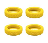 Lot de 4 housses de roue en silicone pour valises - Accessoires pour voyage et bureau, un