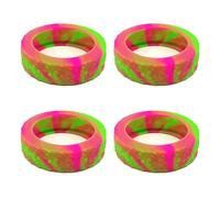 Lot de 4 housses de roue en silicone pour valises - Accessoires pour voyage et bureau, un