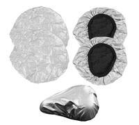 Lot de 4 Housses de Selle de Vélo Universelles - 100% Imperméables, Protection UV et Anti-Saleté, Idéales pour VTT, BMX, Vélo de Route et Trekking - Matériau Durable et Léger，Sécurité et durabilité