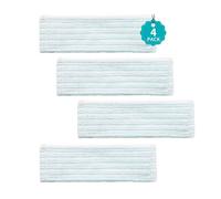 Lot de 4 Housses de vadrouille en Microfibre pour Leifheit Profi XL Micro Duo / Profi XL Cotton Plus, adaptées à Tous Les Types de sols, Serpillière très absorbantes et Super détachantes