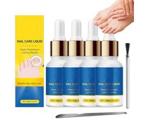 Lot de 4 huiles de traitement pour ongles endommagés, renforcement des ongles faibles, favorise la réparation d'une croissance saine des ongles, traite les ongles craquelés, rugueux, pour ongles