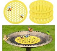 Lot de 4 îles d'abeilles flottantes - Île flottante d'abeilles pour le jardin, station d'eau pour abeilles, papillons, abreuvoir à insectes