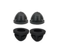 Lot de 4 œillets de capot et moteur compatibles avec garniture de capot et moteur BMW en caoutchouc, tampon d'élément de fixation de bouchon