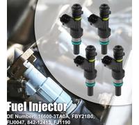 Lot de 4 Injecteurs de Carburant 16600-3TA0A FBY21B0 pour Nissan Altima 2,5 L 3,5 L CVT BASE S SV SL 2013-2015 pour Nissan Rogue 2,5 L CVT S SV SL 2014-2015