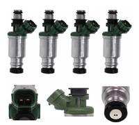 Lot de 4 injecteurs de Carburant 23250-74100 FJ295 pour Toyota Camry Celica MR2 Solara 2.2L 5S-FE Rav4 2.0L 3S-FE L4 2.0L-2.2L V4 195500-5580 842-12144