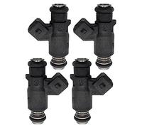 Lot de 4 injecteurs de carburant 25335288 pour moteur hors-bord Mercury Mariner 40HP-60HP 2 temps 2002-2006 Pièces de rechange
