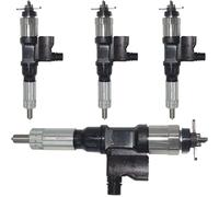 Lot de 4 injecteurs de Carburant 950008908 pour Pelle sur chenilles Hitachi ZX330-3 ZX330-3F ZX350-3-AMS ZX350H-3 ZX350H-3F ZX350K-3 ZX350K-3F ZX350L-3 ZX350LC-3-FAMS ZX350LC-3-HCME ZX350LC-3F-HCME