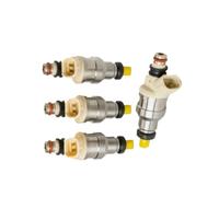 Lot de 4 injecteurs de carburant compatibles avec les moteurs Vitara Geo X-90 Sidekick 1,6 L 1,8 L - Remplace 15710-58B00 195500-2400