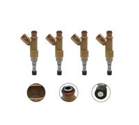Lot de 4 injecteurs de carburant compatibles avec Toyota Tundra 5,7 L et 4,6 L (2002-2014) OEM 23250-0C090, buse d'injection de carburant haute impédance 232090C09