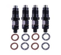 Lot de 4 injecteurs de carburant diesel, kit de remplacement à 8 anneaux ME201844 9430610435, compatible avec Mitsubishi Delica Spacegear Pajero 4M40 4M40T 2,8 L, buses d'injecteur automobile