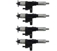 Lot de 4 injecteurs de Carburant FIN1655SN pour Pelle sur chenilles Hitachi ZX250H-3F et Moteur Isuzu 4HK1-XYSA01-10