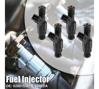 Lot de 4 Injecteurs de Carburant pour Voiture 0280155819 pour FORD Focus Mk1 Berline 1.8 16 V 1999-2004