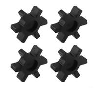 Lot de 4 inserts d'araignée L110 en caoutchouc flexible pour raccord à mâchoire en L interchangeables avec pour Lovejoy et TB Woods pour entraînements de machines
