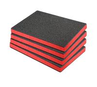 Lot de 4 inserts en mousse EPE robustes pour personnalisation de la mallette à outils et résistance aux chocs Solution de rangement personnalisable pour boîte à outils Rembourrage absorbant les chocs