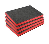 Lot de 4 inserts en mousse EPE robustes pour personnalisation de la mallette à outils et solution de stockage de résistance aux chocs personnalisables pour boîte à outils