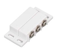 Lot de 4 interrupteurs à lames magnétiques avec capteur de porte magnétique normalement ouvert et fermé pour alarme de sécurité, porte, fenêtre, mur, distance d'induction de 0,79