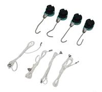 Lot de 4 interrupteurs de ventilateur Ze-268s6 à trois fils compatibles avec Hunter pour Harbor Breeze pour unité de contrôle du plafonnier Hampton Bay