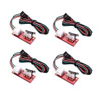 Lot de 4 interrupteurs mécaniques pour imprimante 3D, indicateur LED | Câble pour imprimante 3D MPCNC RAMPS 1.4 Makerbot Prusa Mendel RepRap CNC 3018 Pro Arduino Mega 2560 1280