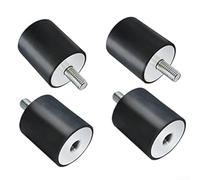 Lot de 4 isolateurs de vibrations en caoutchouc pour Wacker pour construction d'éléments d'amortissement NEUSON WP1540A WP1550AW