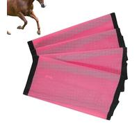Lot de 4 jambières anti-mouches pour cheval - Bottes de protection contre la mouche cheval - Design respirant qui réduit la fatigue des jambes et assure le confort