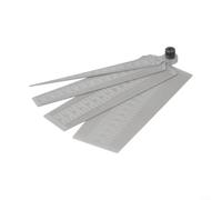Lot de 4 jauges coniques de précision d'ouverture de 1 à 60 mm pour l'inspection de soudage et la largeur de l'écart