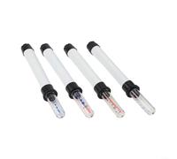 Lot de 4 jauges de niveau d'eau blanche pour pots de fleurs, indicateurs d'échelle flottante avec mesure visible pour l'entretien des plantes, réservoirs et piscines, 16,5 à 36 cm (120#)