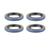 Lot de 4 joints à double lèvre 34823 12192TB pour essieux de remorque de 907 kg, joint à graisse de 3,2 x 5 cm avec ressort, construction en acier et en caoutchouc