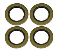 Lot de 4 joints à double lèvre en métal pour moyeu de remorque 34823 12192TB joints à double lèvre pour essieux de remorque de 907,2 kg 3,2 x 5 cm