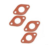 Lot de 4 joints de bride circulateur pour série TACO 007, B&G, Grundfos, joint en caoutchouc de silicone pour anneau pour pièces de système de chauffage à eau chaude, rouge, 4 x 2-5/8 pouces