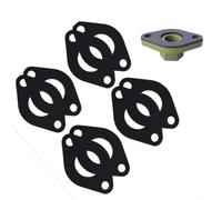 Lot de 4 joints de bride en caoutchouc pour pompe de circulateur, compatibles avec 519601 UP Series et modèle 815, kit de joint noir 103,7 x 68,3 mm pour tuyau de soupape, résistant aux vibrations