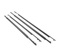Lot De 4 Joints De Ceinture Extérieurs Pour Porte Avant Et Arrière De Voiture Moulures Garnitures De Fenêtre Pour Prius 2010-2015 Joint Porte latérales Voiture