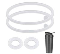 Lot de 4 joints de couvercle de rechange pour mixeur Strada Flip Shaker Cup, 2 tailles d'anneaux d'étanchéité en silicone, accessoires compatibles avec Blenderbottle Strada Shaker 680,4 g, 793,8 g