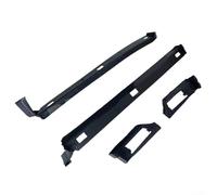 Lot de 4 joints de garde-boue avant pour Mercedes Classe E W210 1996-2002, noir ABS, compatible avec OEM 2106987130 2106987230, kit de joint de panneau de carrosserie de voiture résistant à l'usure