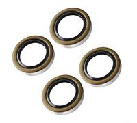 Lot de 4 joints de graisse pour essieu de remorque compatibles avec les lubrifiants Dexter 010-019-00 et E-Z Lube 1 587,6 kg Diamètre intérieur 4,4 cm