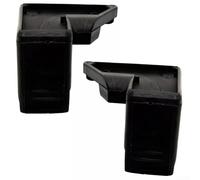 Lot de 4 joints de lave-vaisselle - Déflecteur d'angle WD8X227 WD8X228 TPR noir pour un nettoyage amélioré et une prévention des fuites