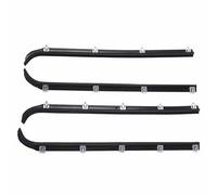Lot de 4 joints de porte de voiture en feutre pour fenêtre AM-41543318 Kit de remplacement pour camion Ford F150 1987-1996 QAQMHVCVB