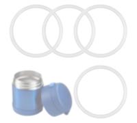 Lot de 4 joints de rechange en silicone pour bocaux alimentaires compatibles avec Thermos Funtainer 283,5 g (blanc)