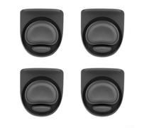 Lot de 4 joints de rechange en silicone pour bouteilles d'eau isothermes Owala, y compris les modèles en acier inoxydable et en plastique pour maintenir l'hygiène des bouteilles (noir)