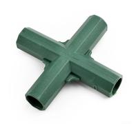 Lot de 4 joints de support en plastique pour plantes, connecteurs verts de 16 mm pour la construction de cadres de serre, supports d'auvent avec plusieurs angles pour une utilisation dans le jardin