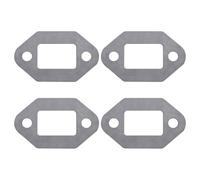 Lot de 4 Joints d'Échappement GAS38, Joint d'Interface de Tuyau pour Mini Véhicule Tout-Terrain/Mini Moto 49CC 38 Mm Gris