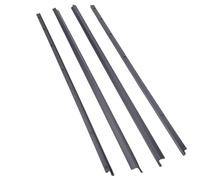 Lot de 4 joints d'étanchéité en caoutchouc for vitres extérieures et intérieures, compatibles avec Nissan Hardbody Navara D21 1986-1997, 2 portes
