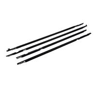 Lot De 4 Joints D'étanchéité En Caoutchouc Pour Vitres Extérieures Pour Land Pour Cruiser LC80 Pour Série 80 1991-1998 Joint Porte latérales Voiture(Black)