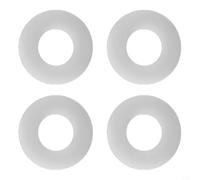 Lot de 4 joints d'étanchéité en silicone blanc pour système de vidange Geberit de 5,1 cm, remplacement direct pour 816.418.00.1, haute pour le lave-glace efficace fuite pour la protection