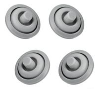 Lot de 4 joints d'étanchéité en silicone pour autocuiseur WMF Perfect Plus, W6093109502, gris résistant à la chaleur